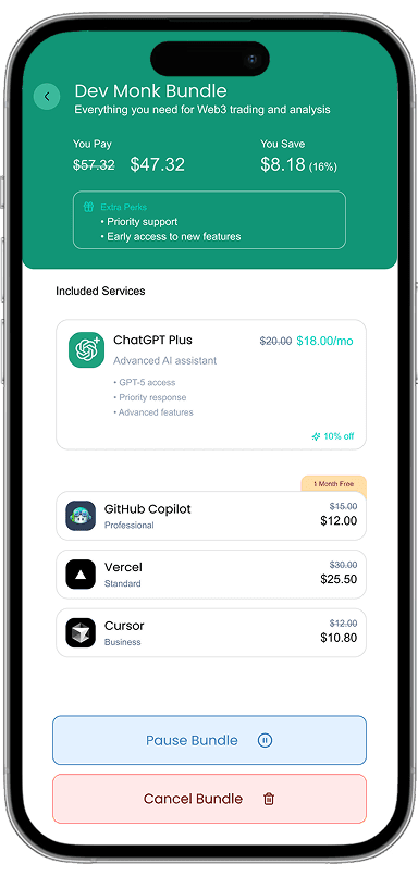 Track & control everything